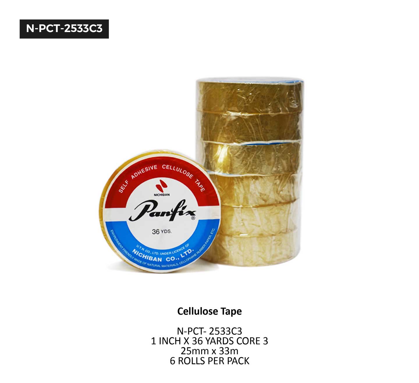 One Inch Core cellulose-tape-one-inch-core-3 | Cosmos Bazar Inc.